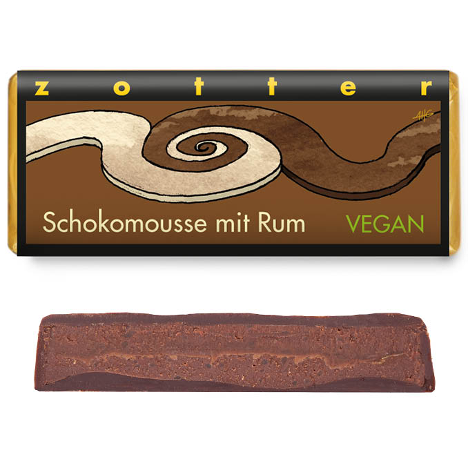 Schokomousse mit Rum VEGAN