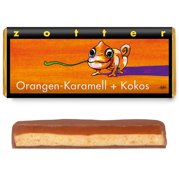 Orangen-Karamell + Kokos